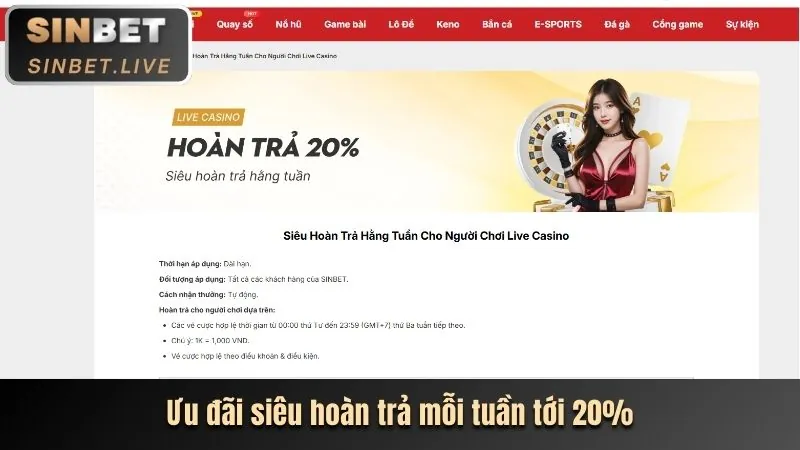 Ưu đãi casino trực tuyến ga888vn
